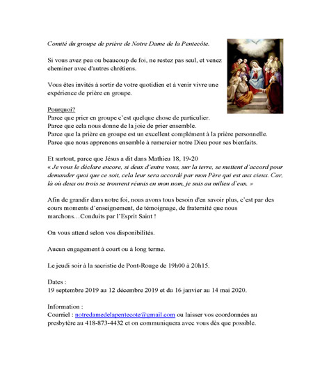 PAROISSE SAINT-RAYMOND-DU-NORD